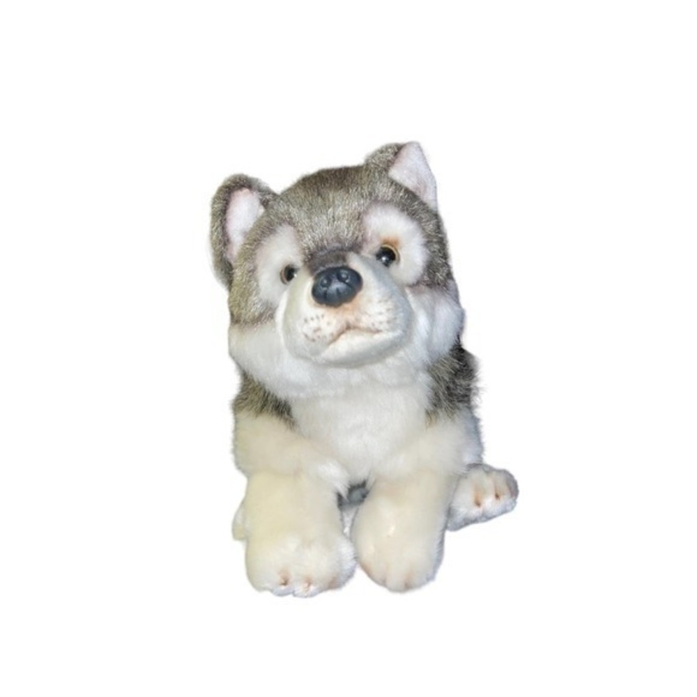 Nat and Jules Timber Wolf Plush Stuffed Animal Toy Puppy Husky Dog 9” Demdaco